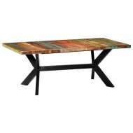 vidaXL Jedálenský stôl z recyklovaného dreva 200x100x75 cm - cena, porovnanie