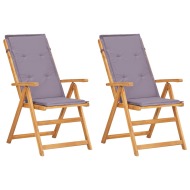 vidaXL Sklápacie záhradné stoličky 2 ks, hnedé, akáciový masív - cena, porovnanie