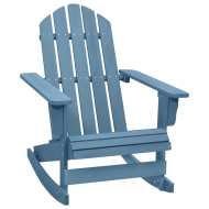 vidaXL Záhradná hojdacia stolička Adirondack jedľový masív modrá - cena, porovnanie