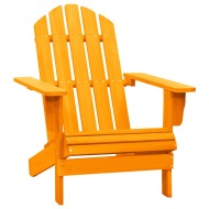 vidaXL Záhradná stolička Adirondack jedľový masív oranžová - cena, porovnanie