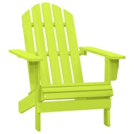 vidaXL Záhradná stolička Adirondack jedľový masív zelená - cena, porovnanie
