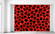 Gario  Fototapeta Červené stĺpiky 3D 200 x 150 cm - cena, porovnanie