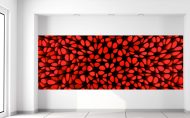 Gario  Fototapeta Červené stĺpiky 3D 268 x 100 cm - cena, porovnanie