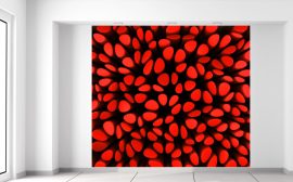 Gario Fototapeta Červené stĺpiky 3D 268 x 240 cm