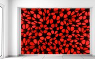 Gario  Fototapeta Červené stĺpiky 3D 400 x 268 cm - cena, porovnanie