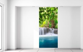 Gario Fototapeta Číry vodopád v džungli 95 x 205 cm