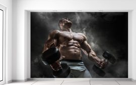 Gario Fototapeta Silný bodybuilder 368 x 248 cm