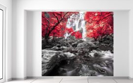 Gario Fototapeta Tajomný vodopád 268 x 240 cm