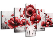 Gario  Obraz na plátne Červené Vlčie maky 125 x 70 cm - cena, porovnanie