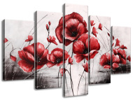Gario  Obraz na plátne Červené Vlčie maky 100 x 63 cm - cena, porovnanie