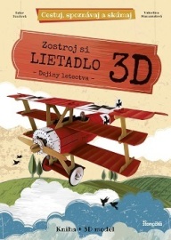Zostroj si 3D lietadlo - kniha + 3D model