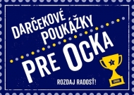 Darčekové poukážky pre ocka - cena, porovnanie