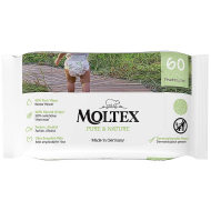 Moltex Pure & Nature EKO vlhčené obrúsky 60ks - cena, porovnanie