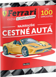 FERRARI, cestné autá - Kniha samolepiek