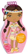 Obliekame indiánske bábiky APONI – Maľovanky - cena, porovnanie