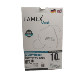 Famex Ochranný respirátor FFP2, 5 vrstvový 10ks