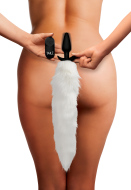 Tailz Vibrating Narrow Anal Plug With Tail Fox - cena, porovnanie