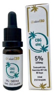 Zlatécbd CBG olej 5% Fullspectrum 10ml - cena, porovnanie