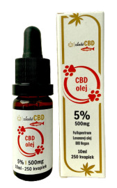 Zlatécbd Lososový CBD olej 5% pre zvieratá 10ml