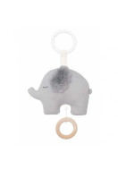 Jabadabado Hudobná hračka slon sivý - cena, porovnanie