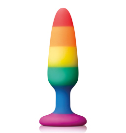 NS Novelties Pleasure Plug Rainbow Small