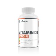 Gymbeam Vitamín D3 1000 IU 120tbl - cena, porovnanie