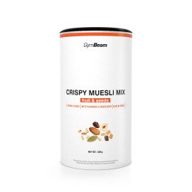 Gymbeam Crispy Muesli Mix čokoláda oriešky 420g