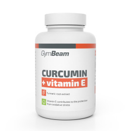 Gymbeam Kurkumin + Vitamín E 90tbl