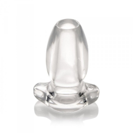 Master Series Peephole Clear Hollow Anal Plug