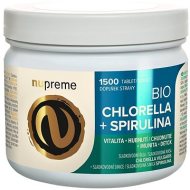Nupreme BIO Chlorella + Spirulina 1500tbl - cena, porovnanie