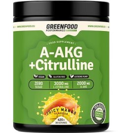 Greenfood A-AKG + Citrulline Malate Juicy 420g