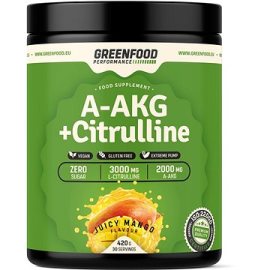 Greenfood A-AKG + Citrulline Malate Juicy 420g
