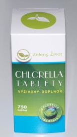 Zelený Život Chlorella Vulgaris 750tbl
