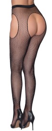 Cottelli Suspender Tights with Sparkling Gems