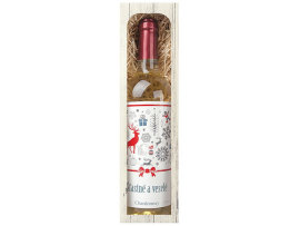 Bohemia Vianočné víno Chardonnay 0,75 l Šťastné a veselé