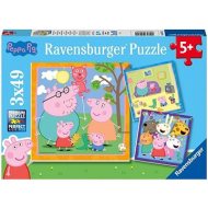 Ravensburger 055791 Prasiatko Peppa 3x49 dielikov - cena, porovnanie