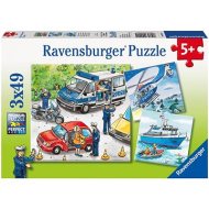 Ravensburger 092215 Polícia zasahuje 3x49 dielikov - cena, porovnanie