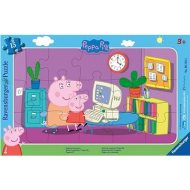 Ravensburger 061235 Prasiatko Peppa: Pred počítačom 15 dielikov - cena, porovnanie