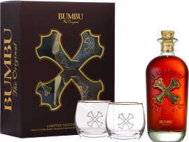 Bumbu Rum 40% + 2 poháre 0.7l