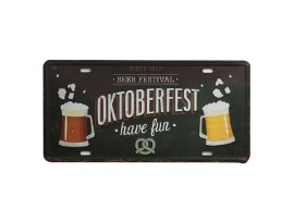 TP Plechová ceduľa - Oktoberfest