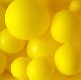 Balenie nafukovacích balónikov - žltá
