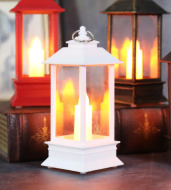 Lampáš s LED sviečkou Farba: biela - cena, porovnanie