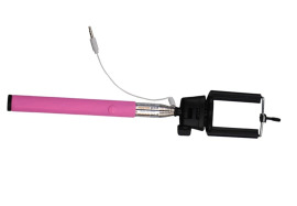 Teleskopická selfie tyč Farba: ružová