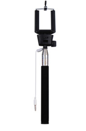 Teleskopická selfie tyč Farba: čierna
