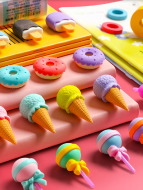 Súprava gumy na gumovanie v tvare cukroviniek Variant: Zmrzliny