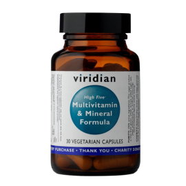 Viridian High Five Multivitamín & Mineral Formula 30tbl