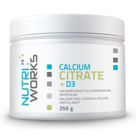 Nutriworks Calcium Citrate + D3 250g