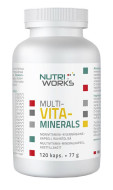 Nutriworks Multivitaminerals 120tbl - cena, porovnanie