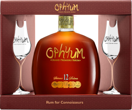 Ophyum Grand Premiere Rhum 12y + 2 poháre 0.7l