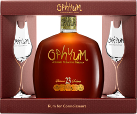 Ophyum Grand Premiere Rhum 23y + 2 poháre 0.7l